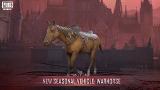 NEW VEHICLE BLOODFIRE WARHORSE 🐎  PUBG MOBILE Pakistan Official [upl. by Ru]