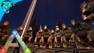 S5E4 Megatherium Army VS Alpha Broodmother  The Bug Slayers or The Queen ARK Survival Evolved PVP [upl. by Alliw276]