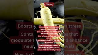 The Power of Ginseng for Energy and Stress Relief herbal herbalmedicine [upl. by Ehcropal]