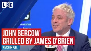 James OBrien confronts John Bercow over bullying allegations  watch the full interview [upl. by Imim]