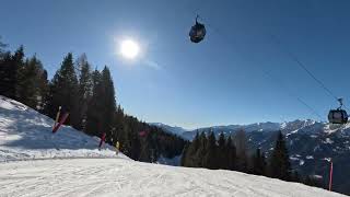 Descent from Doss del SabionSki in Pinzolo [upl. by Inalan551]