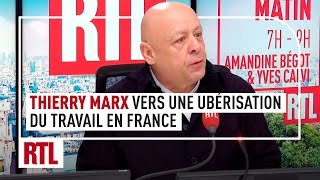 Thierry Marx  quotVers une ubérisation du travail en Francequot [upl. by Suoivart]