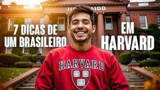 BRASILEIRO EM HARVARD DEIXOU 7 DICAS PARA O SUCESSO 📖📚 [upl. by Feliks]