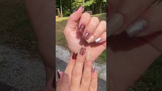 Fall Nails 🍂 shorts nailtutorial fallnails [upl. by Riccardo454]