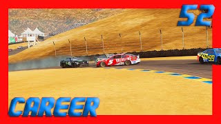 HARD RACING AT SONOMA  NASCAR Heat 5 2023 Mod Career S2 R16 [upl. by Uticas]