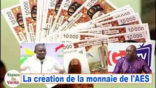 Urgent La création de la monnaie de lAES validé [upl. by Tymes]