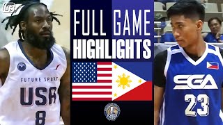 USA VS STRONG GROUP PH  FULL HIGHLIGHTS  43rd William Jones Cup [upl. by Eibot]