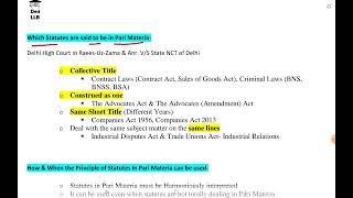 External Aids Other Statutes Pari Materia [upl. by Lahey]