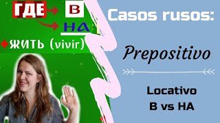 22 Caso ruso N2º Preposicional locativo las preposiciones В y НА Verbo ruso Жить  vivir ruso [upl. by Aimek647]