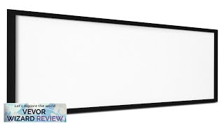 VEVOR Projector Screen Fixed Frame 135inch Diagonal 169 Movie Projector Screen 4K Review [upl. by Sprague]