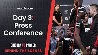 Fight Week Day 3 Chisora vs Parker  Press Conference Behind The Scenes [upl. by Saerdna965]