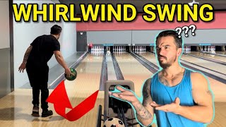 Trying out the WHIRLWIND Bowling Swing INSANE SCORES [upl. by Ravid140]