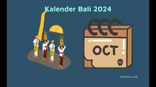 Kalender Bali Oktober 2024 PDF Lengkap [upl. by Arber]