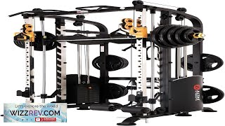 Altas Strength Smith Machine Light Commercial Home Gym Total Body Cage Workout Review [upl. by Sokcin801]