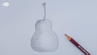 How to draw and shade a Pear [upl. by El226]