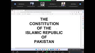 Pakistan Affairs Constitution Lecture no 02 PART 01 [upl. by Huxham]