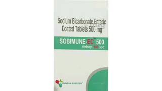 SOBIMUNE EC 500 Tablets Sodium Bicarbonate Enteric Coated Tablets 500 mg [upl. by Jeno]