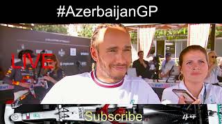 Sir Lewis Hamilton post race interview Azerbaijan Gp [upl. by Cope]