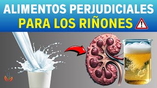 8 ALIMENTOS QUE Destruyen los RIÑONES Y Aumenta Las PROTEÍNAS  Vida Saludable [upl. by Diet]