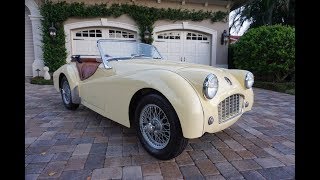 1956 Triumph TR3 Roadster Review and Test Drive by Bill  Auto Europa Naples [upl. by Yuji294]