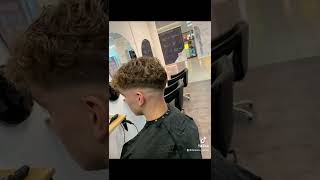 Dauerwelle bei Männer 😱 Perm Haircut Friseur  Lockige Haare für Männer Furkans Atelier [upl. by Anuhsal319]