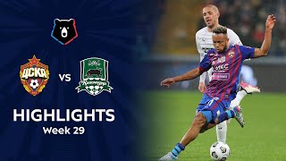 Highlights CSKA vs FC Krasnodar 31  RPL 202021 [upl. by Orian]