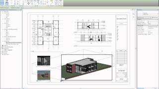 093 Tutorial How to layout a sheet and print in REVIT Architecture [upl. by Allbee]