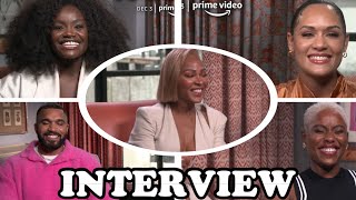 ‘HARLEM’ INTERVIEWS Meagan Good Jerrie Johnson Grace Byers Shoniqua Shandai and Tyler Lepley [upl. by Iggep986]