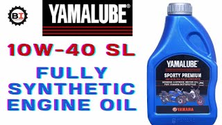 YAMALUBE 10W40 FULL  SYNTHETIC ENGINE OIL yamalube bestyamahaoil bikeinfotech [upl. by Stewardson]