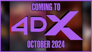 FILMS COMING TO THE 4DX MOVIE THEATER EXPERIENCE October 2024 4dx october [upl. by Brebner290]