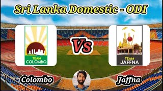 Colombo vs Jaffna  Final  National Super League Limited Over Tournament 2024 [upl. by Juieta660]