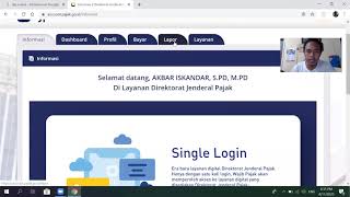 Tutorial atau tahapan laporan pajak pribadi SPT [upl. by Nart838]