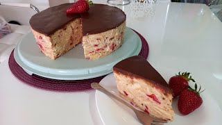 Torta od jagoda za 5 minuta Bez mikserakuhanja i pečenjaStrawberry cake [upl. by Gabor]