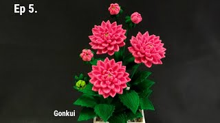 Crochet flower  Crochet Dahlia flower Ep5✨Buds crochetflower crochet tutorial diy [upl. by Uwkuhceki]