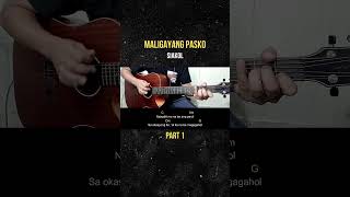 Maligayang Pasko  Siakol  Guitar Tutorial part 1 [upl. by Ailhad]