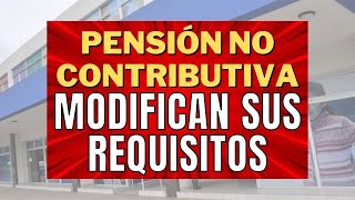 URGENTE  🔥 Pensión No Contributiva Por Invalidez  Nuevos Requisitos [upl. by Jodee]