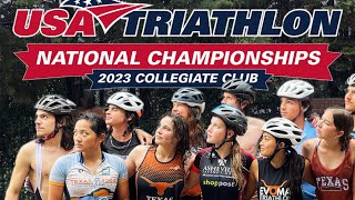 USA Collegiate Triathlon Championship 2023  UT [upl. by Selrahc]