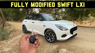 Our Swift 2024 lxi Base to top Modification Full Details Price  On Road Price  All [upl. by Acyssej]