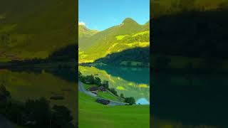 GIMMELWALD TRAIN JOURNEY IN SWITZERLANDBEAUTIFUL GIMMELWALD BEAUTIFUL TRAIN RIDE SWITZERLANDeurope [upl. by Alakim]