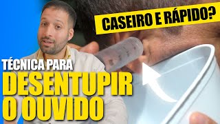 TIRAR A CERA DO SEU OUVIDO EM CASA FUNCIONA MESMO [upl. by Ennaeel]