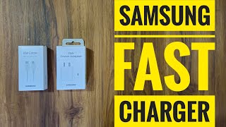 SAMSUNG 25 WATT CHARGER [upl. by Torrance]