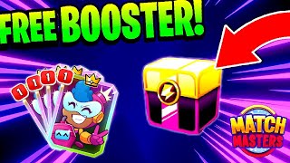 Match Masters  How to Win Free Coins Diamond Boosters SpinampWins Boxes in Match 3 No HackCheat [upl. by Carmelina]