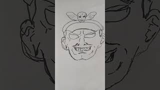 How to draw m bison Street fighter II [upl. by Aleil]