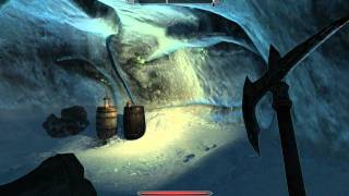 Skyrim Hobs Fall Cave Walkthrough and Unusual Gem 14 [upl. by Crissie]