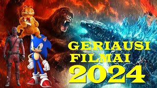 Geriausi Filmai 2024  Laukiamiausi Kino Filmai 2024  VeiksmoScifiKomedijosAnimacijaNuotykiu [upl. by Lanni439]