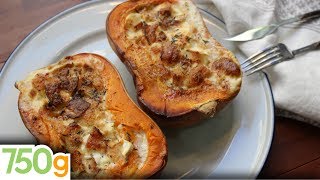 Recette de Butternut farcie au chèvre  750g [upl. by Sitto]