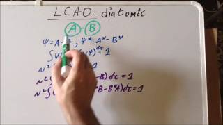 LCAO antibonding orbital normalization [upl. by Amabel760]