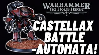 How to Paint Mechanicum Battle Group Castellax Battleautomata for Horus Heresy Super easy [upl. by Lairret30]