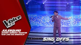 The Voice Kids Shawn Hendrix Agustins FLAWLESS rendition of Ikaw Lang Ang Mamahalin  Sing Offs [upl. by Dine84]