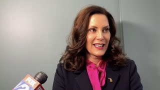 Gretchen Whitmer insists Joe Biden can win Michigan and says she backs the president 100 AP Explai [upl. by Saltsman]